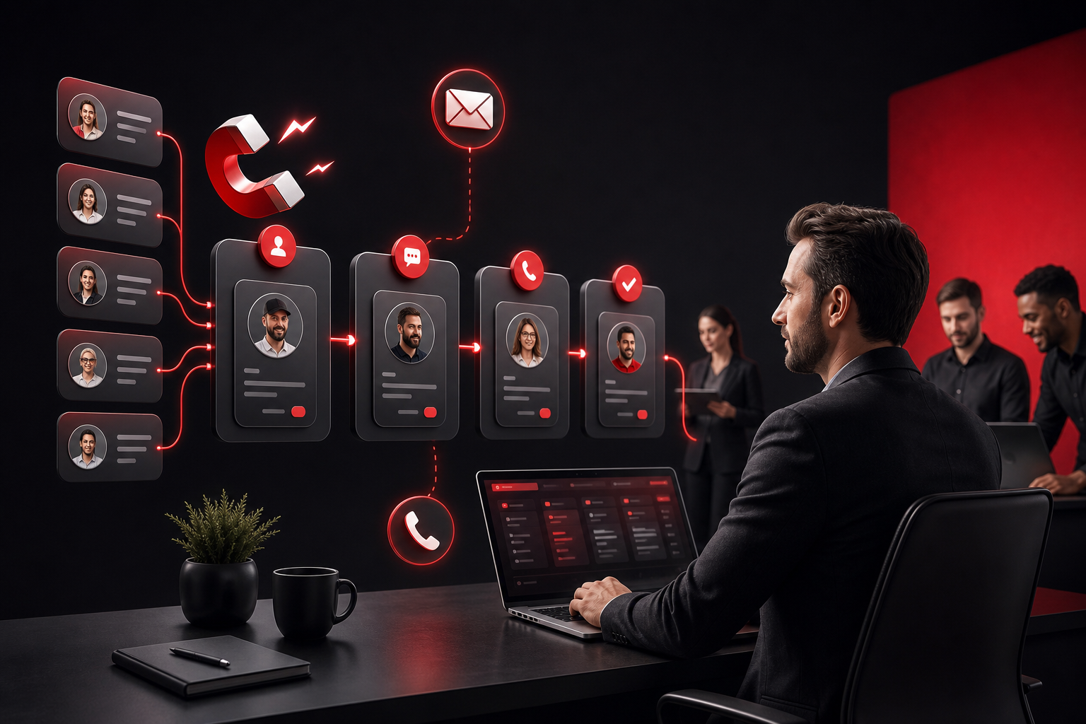 6942-crm-follow-up-automation CRM follow-up automation organizing local service business leads